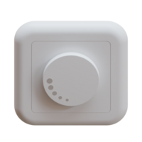 Dimmer Switch 3D Illustration png