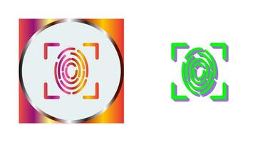 Fingerprint Vector Icon