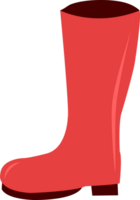 rot Gummi Stiefel png