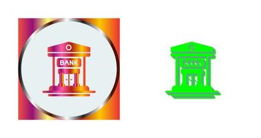 icono de vector de banco