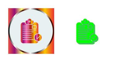 Secure Notepad Vector Icon
