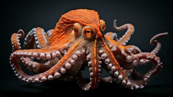Wildlife photography of Photo of Octopus. Generative AI