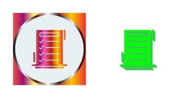 icono de vector de lista de tareas pendientes