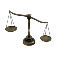 Justice legal law isolated 3d png