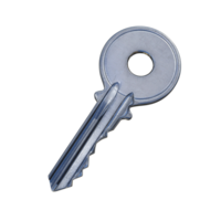 key on a transparent png