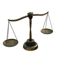 Justice legal law isolated 3d png