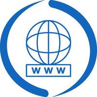 Unique World Wide Web Vector Icon