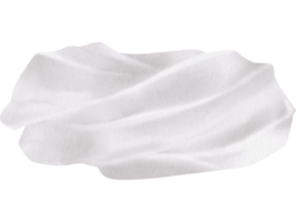 Watercolor whipping white cream png