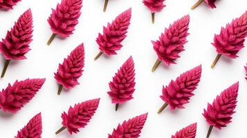 Celosia flower patterned background. Flower texture background. Generative AI photo