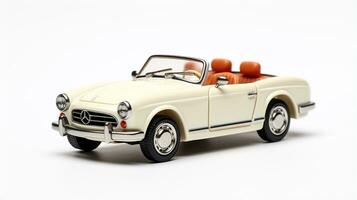 Displaying a 3D miniature Convertible. Generative AI photo