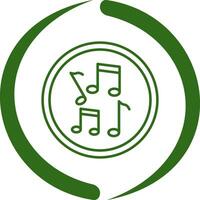 Musical Notes Vector Icon