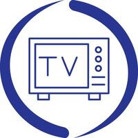 icono de vector de tv