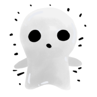 schattig spookachtig monster halloween png