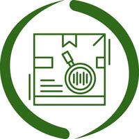 icono de vector de código de seguimiento