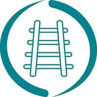 Train Tracks Vector Icon