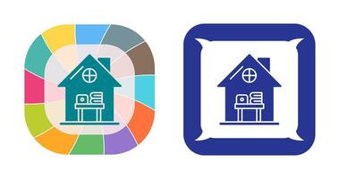 Home Work Place Vector Icon