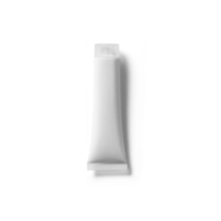 blanco blanco acrílico pasta tubo aislado. png