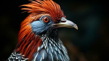 Close-up photo of a Pheasant looking any direction. Generative AI