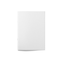 maqueta en blanco de folleto tríptico a5 png