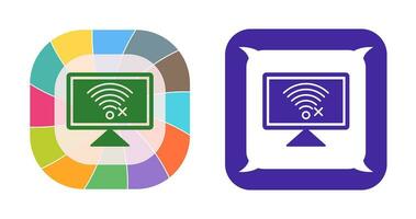 Disconnected Network Vector Icon