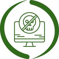 icono de vector de antivirus