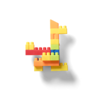 Colorfull kids building block toy. png