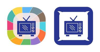 Old TV Vector Icon