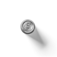 Isolated plain grey soda can fit for beverages concept. png
