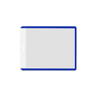 Blank white card holder suitable for office concept project. png