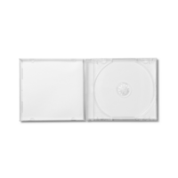 Vide blanc CD couverture isolé en forme pour votre conception. png