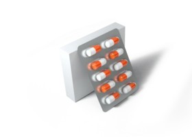 Blank White Product Package medicine drug. png