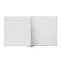 Blank white broadsheet for mockup design. png