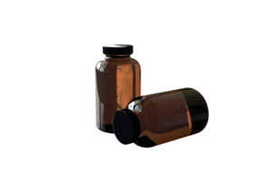 Blank plain supplement bottle for healthy project. png