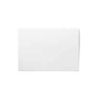 Blank white paper isolated on transparent. png