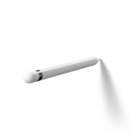 Blank white stylus pencil isolated png