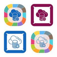 Cloud Data Vector Icon