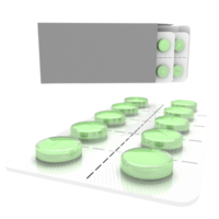 Blank White Product Package medicine drug. png