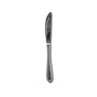 Shiny steel butter knife isolated. png