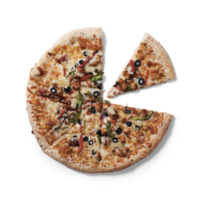 Isolated slices of pizza fit for your food concept. png