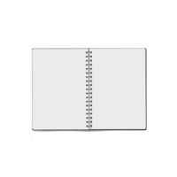 Blank notepad paper for education project. png