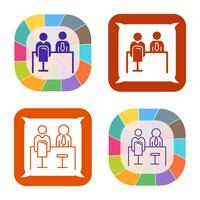 Employee Interview Vector Icon