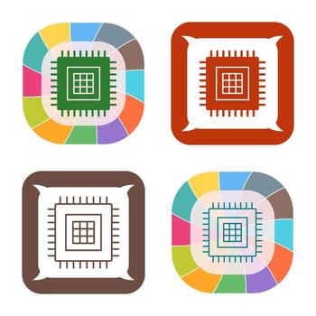 Processor Vector Icon