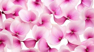 Cyclamen flower patterned background. Flower texture background. Generative AI photo