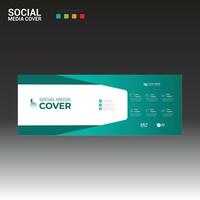 social media cover banner for any use vector