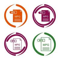 MPG Vector Icon