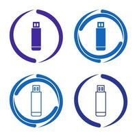 USB Drive Vector Icon