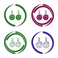 Earrings Vector Icon