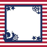 columbus day background with ship silhouette icon, compass and anchor. free space area, vector for banners, greeting cards, posters, web, social media.