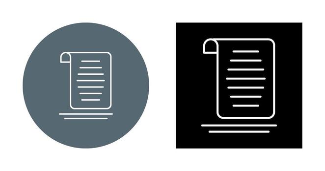 Document Vector Icon