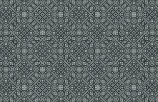 Grey square fabric design pattern vector